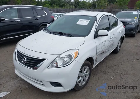 2013 Nissan Versa 1.6 Sv z USA, uszkodzony, nr VIN 3N1CN7APXDL870322